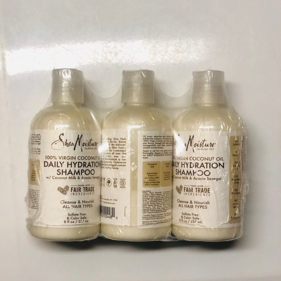 NEW Shea Moisture 3 Pack 8 fl oz Bottles - Picture 1 of 3